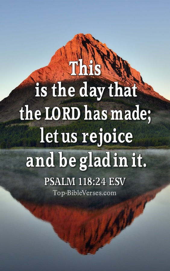 Psalm 118:24 ESV Christian Bible Verse Mobile Wallpaper. Top-BibleVerses.com