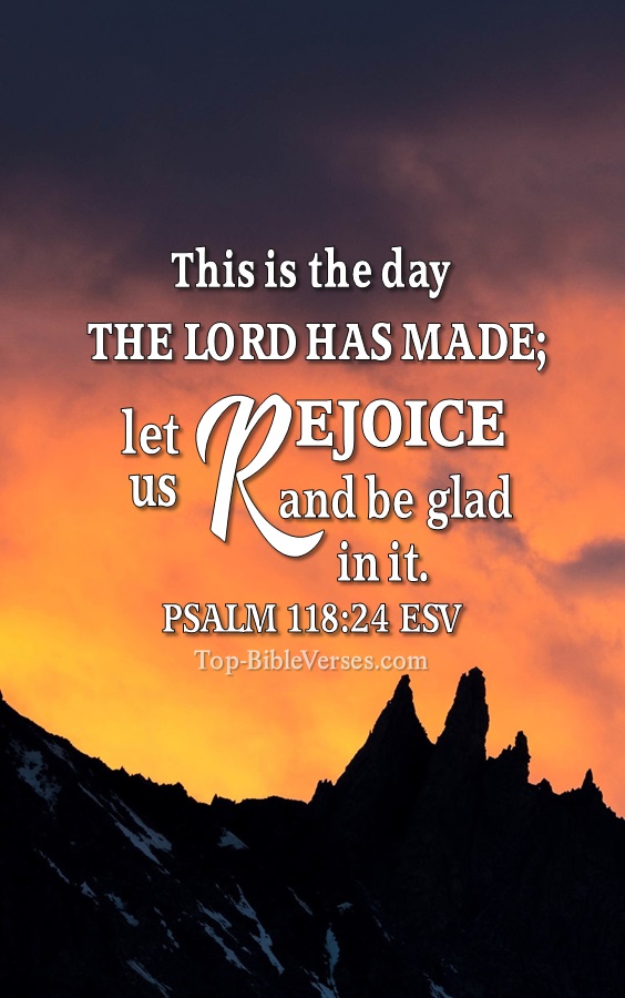 Psalm 118:24 ESV Christian Bible Verse Mobile Wallpaper. Top-BibleVerses.com