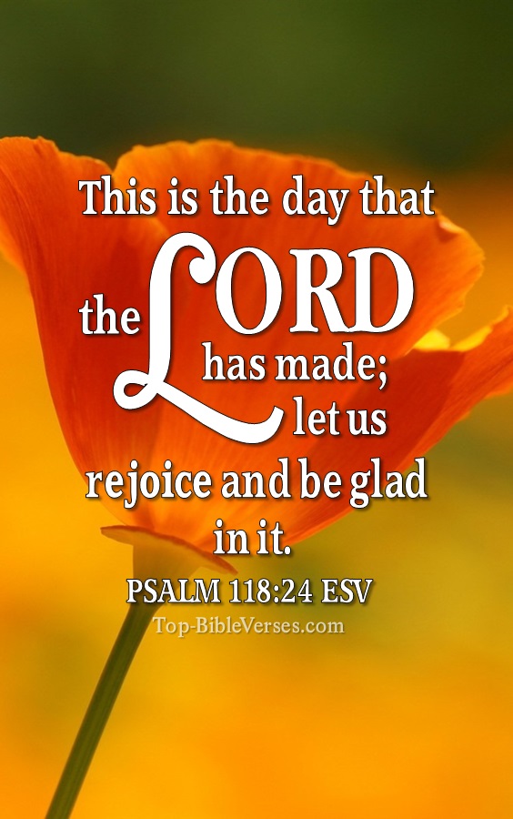 Psalm 118:24 ESV Christian Bible Verse Mobile Wallpaper. Top-BibleVerses.com