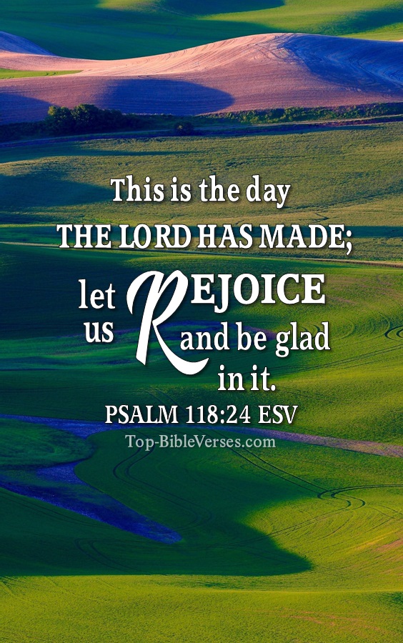 Psalm 118:24 ESV Christian Bible Verse Mobile Wallpaper. Top-BibleVerses.com