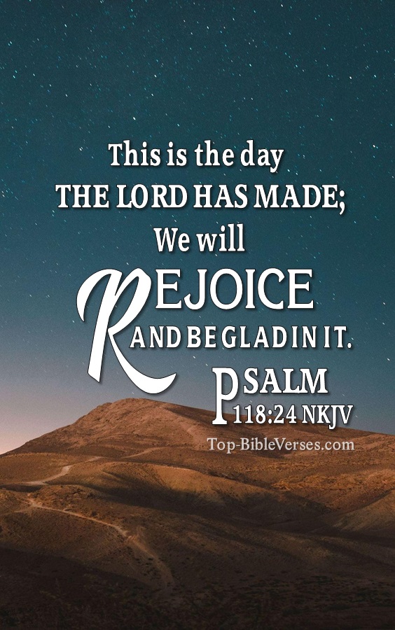 Psalm 118:24 NKJV Christian Bible Verse Mobile Wallpaper. Top-BibleVerses.com