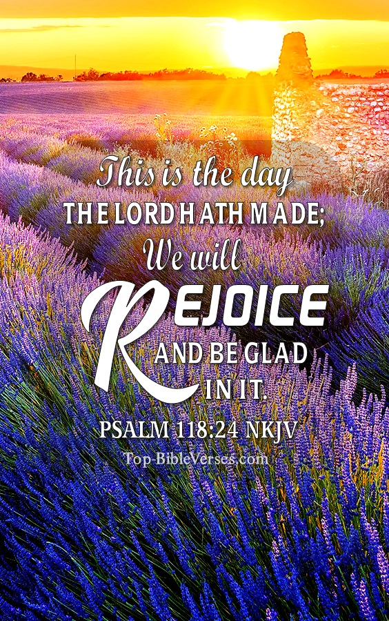 Psalm 118:24 NKJV Christian Bible Verse Mobile Wallpaper. Top-BibleVerses.com