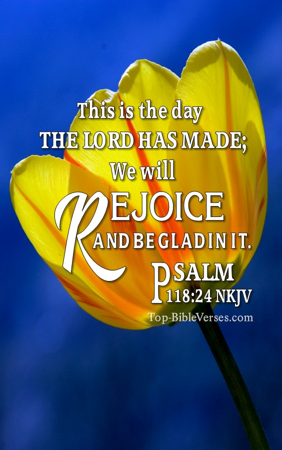 Psalm 118:24 NKJV Christian Bible Verse Mobile Wallpaper. Top-BibleVerses.com