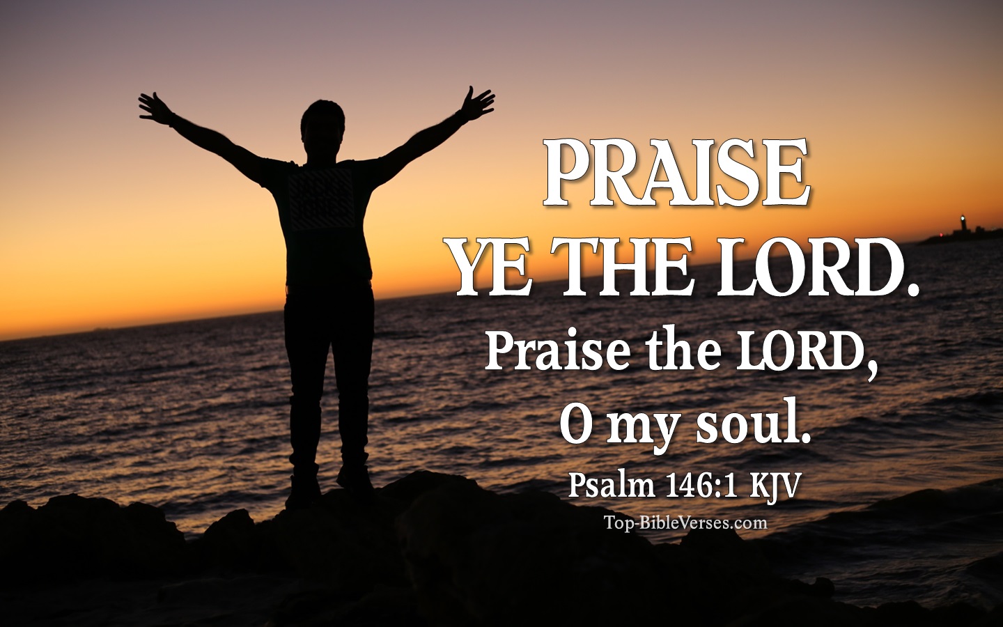 Psalm 146:1 KJV Bible Quotes and images