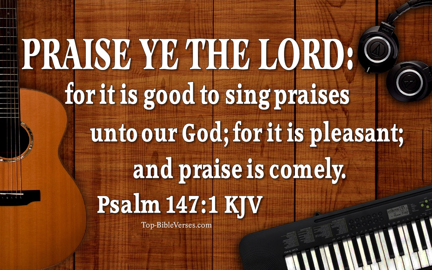 Psalm 147:1 Bible Verse Images