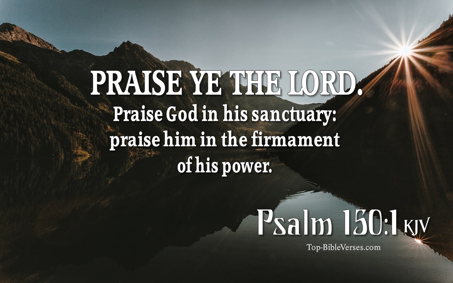 Psalm 150 KJV Inspirational Bible Verse Images | Psalm 150 Bible Quotes