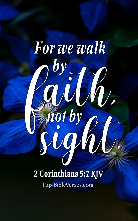 2 Corinthians 5:7 For We Walk By Faith | Christian Wallpapers