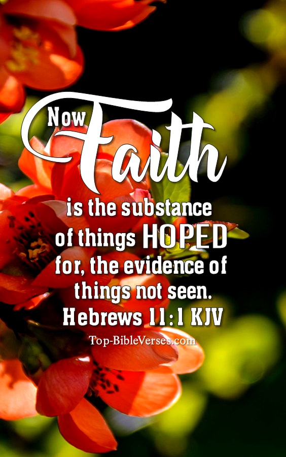 Hebrews 11:1 KJV Christian Bible Verse Mobile Wallpaper. Top-BibleVerses.com