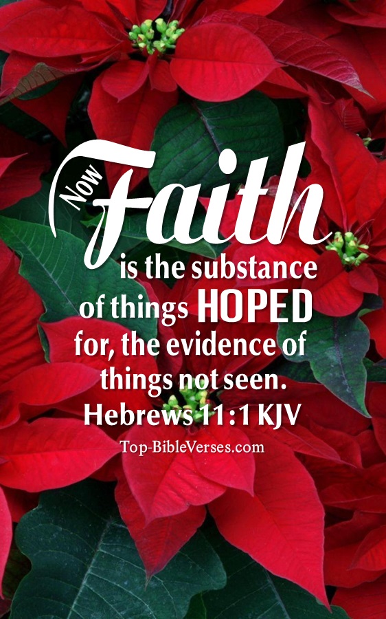 Hebrews 11:1 KJV Christian Bible Verse Mobile Wallpaper. Top-BibleVerses.com
