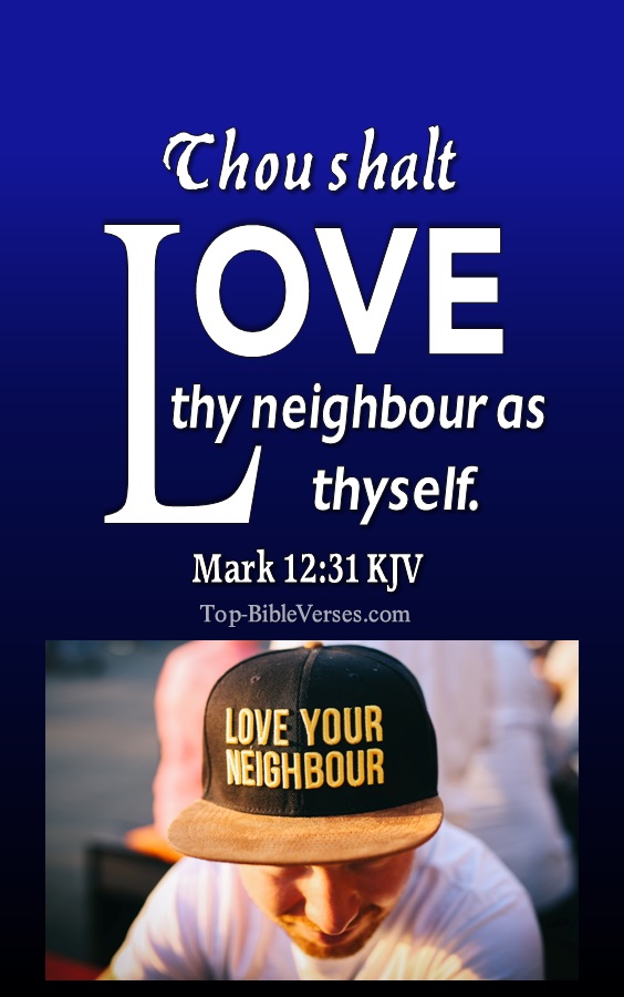 Mark 12:31 KJV Bible Quotes And Images