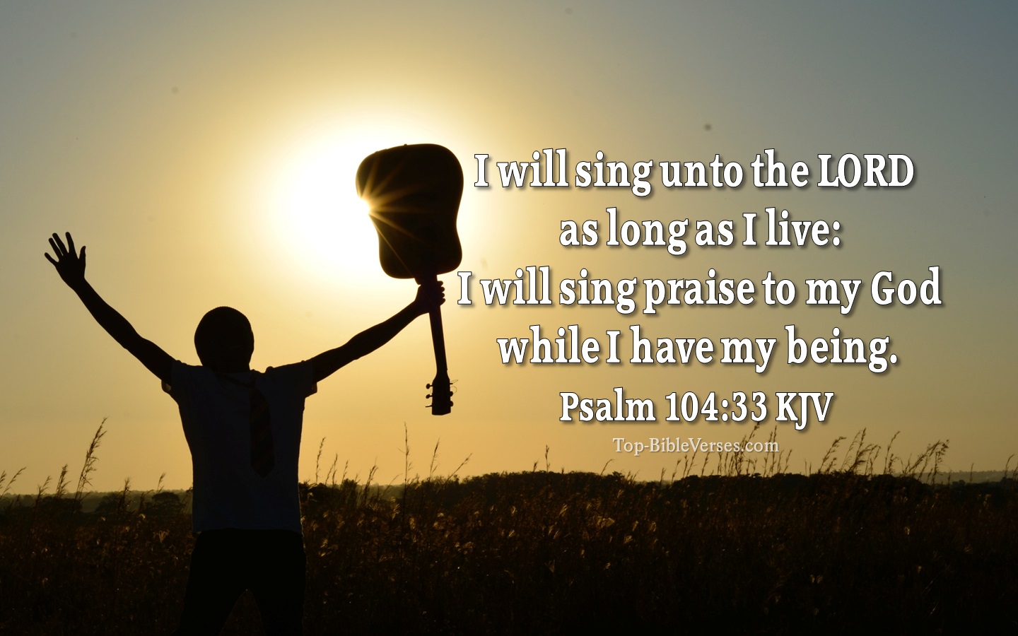 Psalm 104:33 KJV Inspirational Bible Verse Images And Pictures