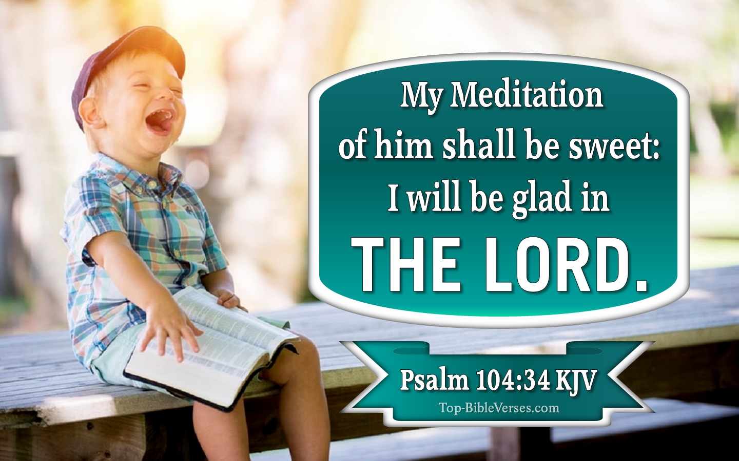 Psalm 104:34 KJV Bible Verse Images
