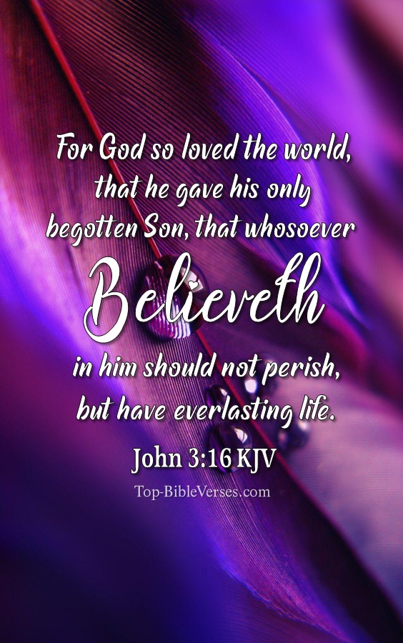 John 3:16 For God So Loved The World | Christian Wallpapers