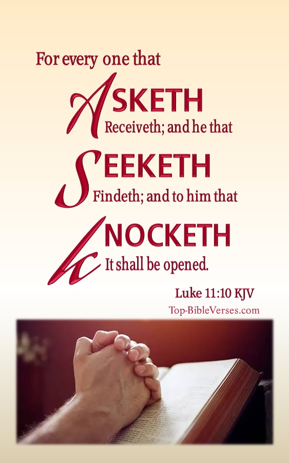 Luke 11:10 KJV Bible Quotes And Images