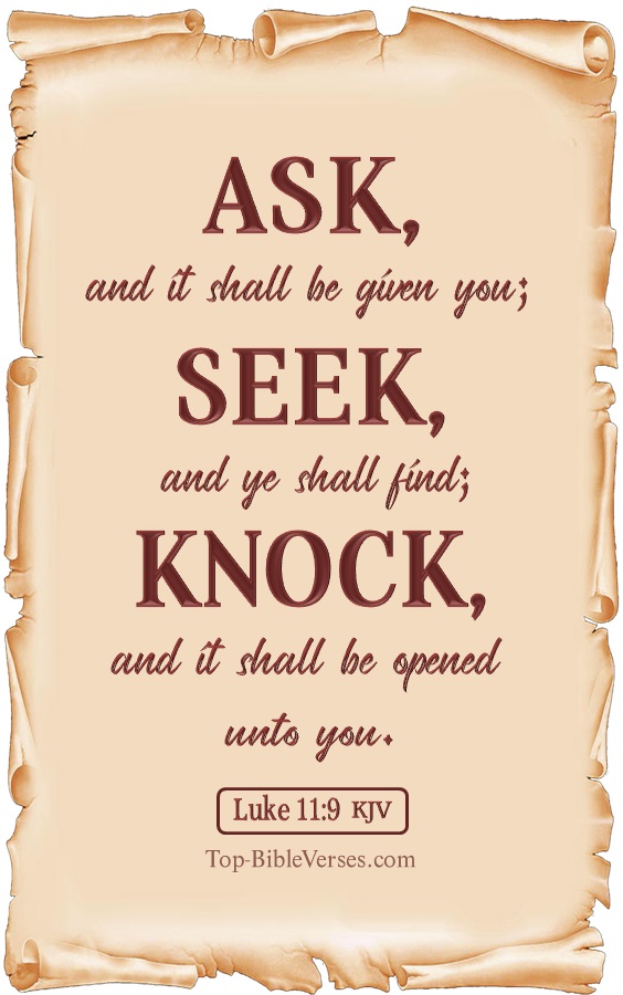 Luke 11:9 Bible Verse Images