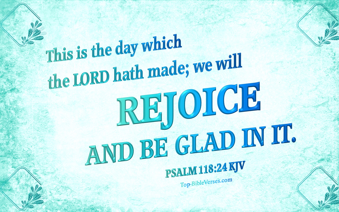 Psalm 118:24 KJV Bible Verse Images