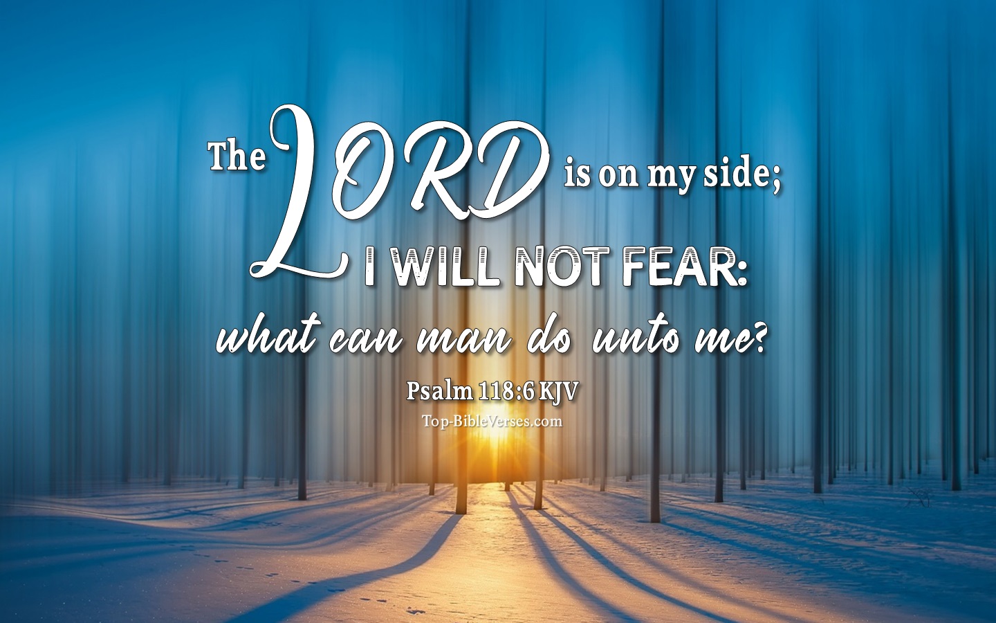 Psalm 118:6 KJV Inspirational Bible Verse Images And Pictures