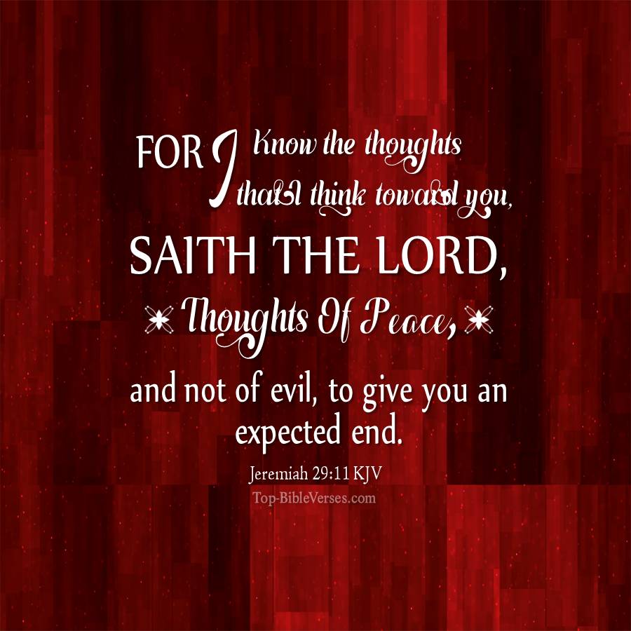 Jeremiah 29-11 KJV WhatsApp DP Inspirational Bible Verse Images.