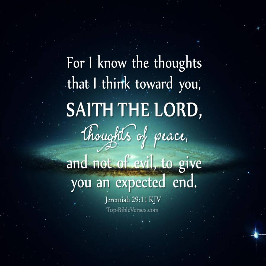 Jeremiah 29-11 KJV WhatsApp DP Inspirational Bible Verse Images.