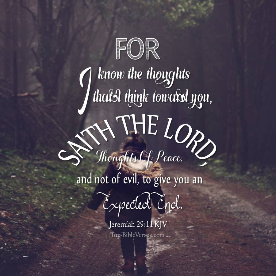 Jeremiah 29-11 KJV WhatsApp DP Inspirational Bible Verse Images.