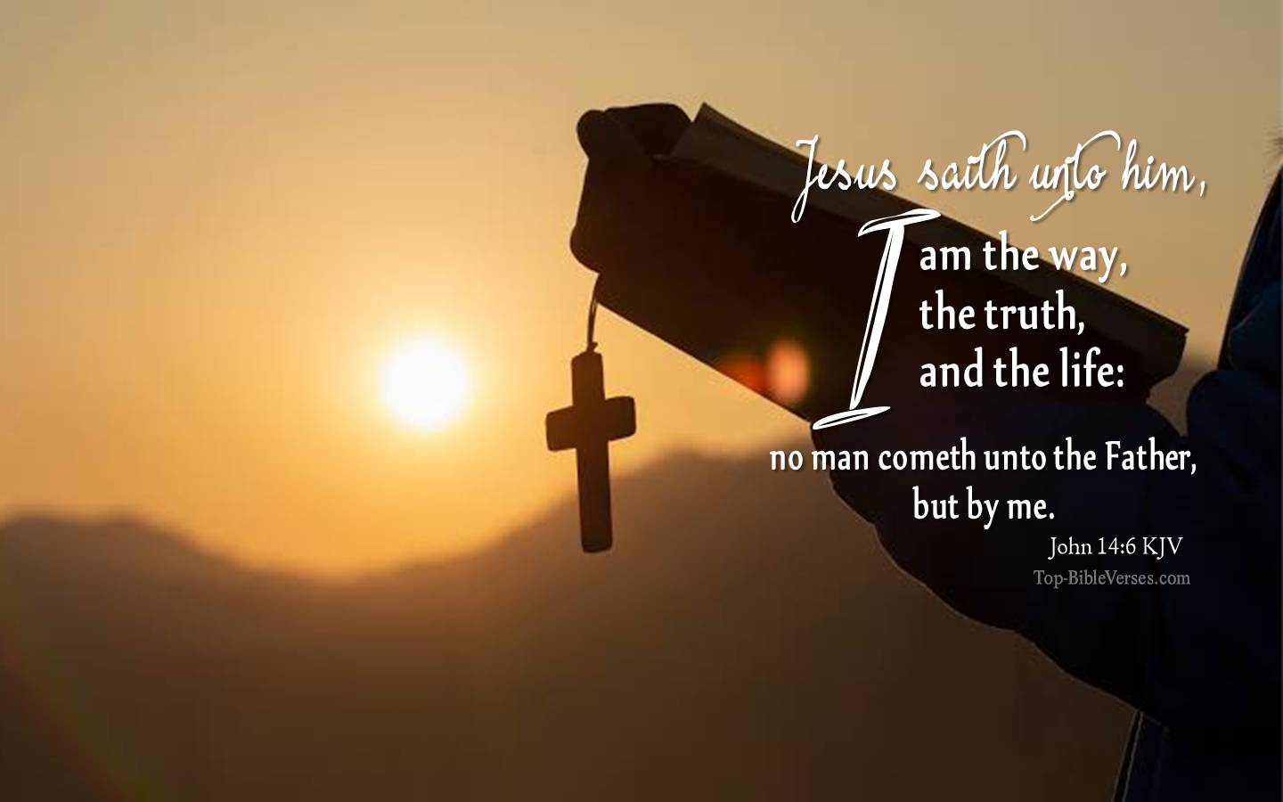 John 14:6 KJV Desktop Wallpapers | Bible Verse Wallpapers