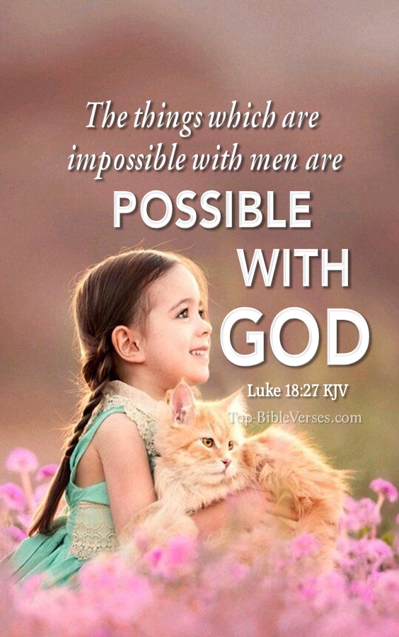 Luke 18:27 Inspiring Bible Verse Images | Luke 18:27 Pictures