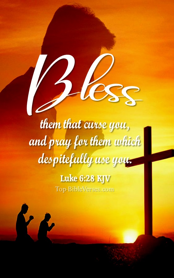 Luke 6:28 Bible Verse Images
