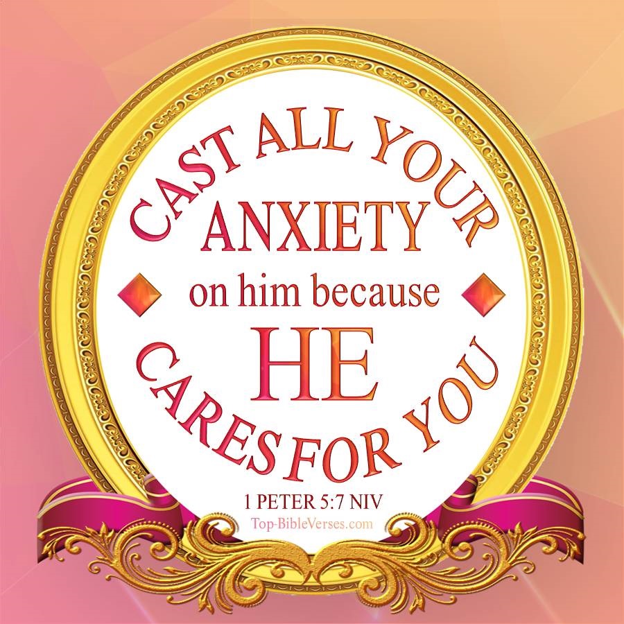 1 Peter 5-7 NIV WhatsApp DP Inspirational Bible Verse Images.