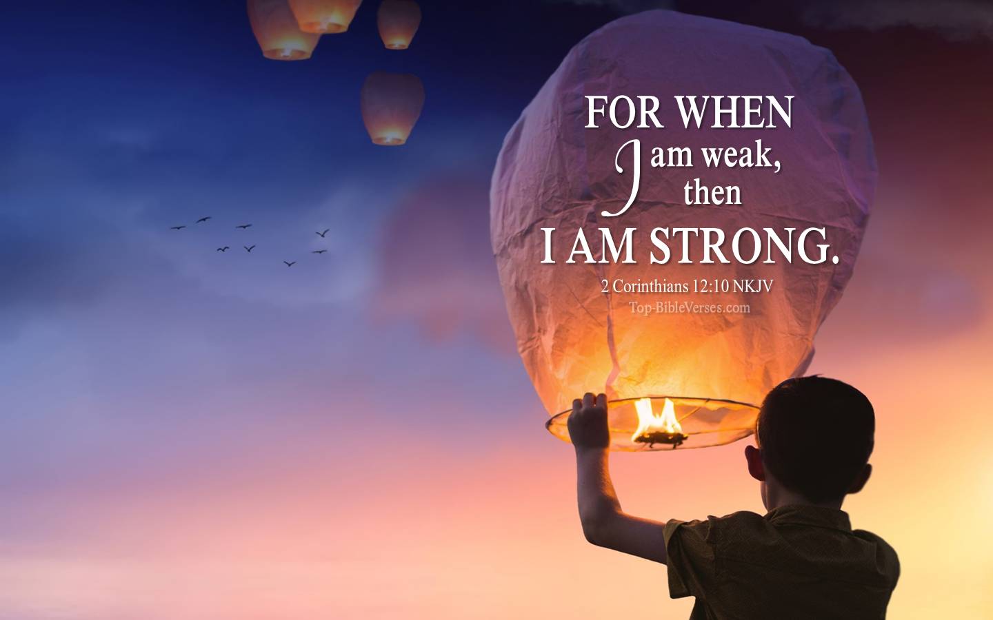 2 Corinthians 12:10 NKJV Christian Bible Verse Desktop Wallpaper. Top-BibleVerses.com