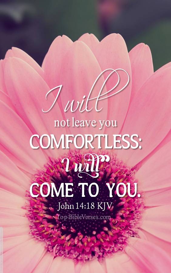 John 14-18 KJV Christian Bible Verse Mobile Wallpaper. Top-BibleVerses.com