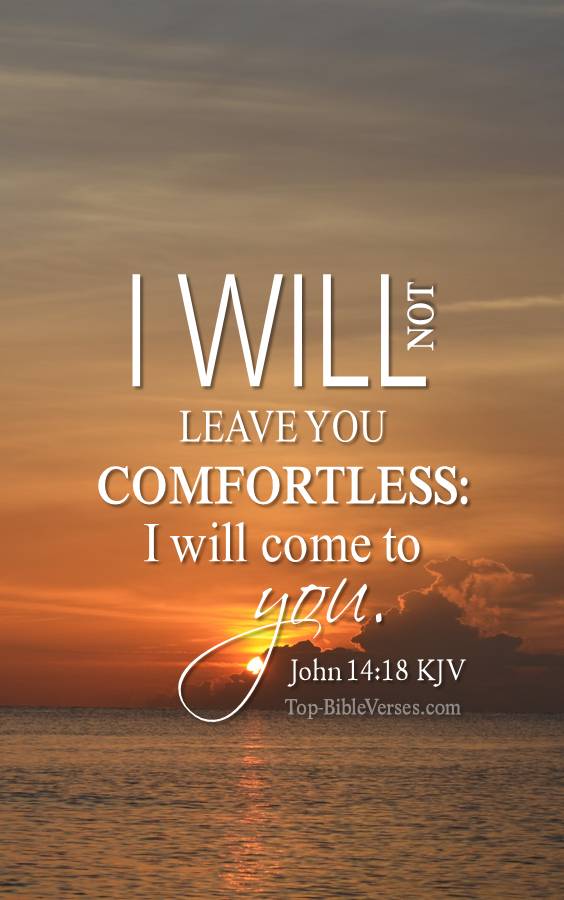 John 14-18 KJV Christian Bible Verse Mobile Wallpaper. Top-BibleVerses.com