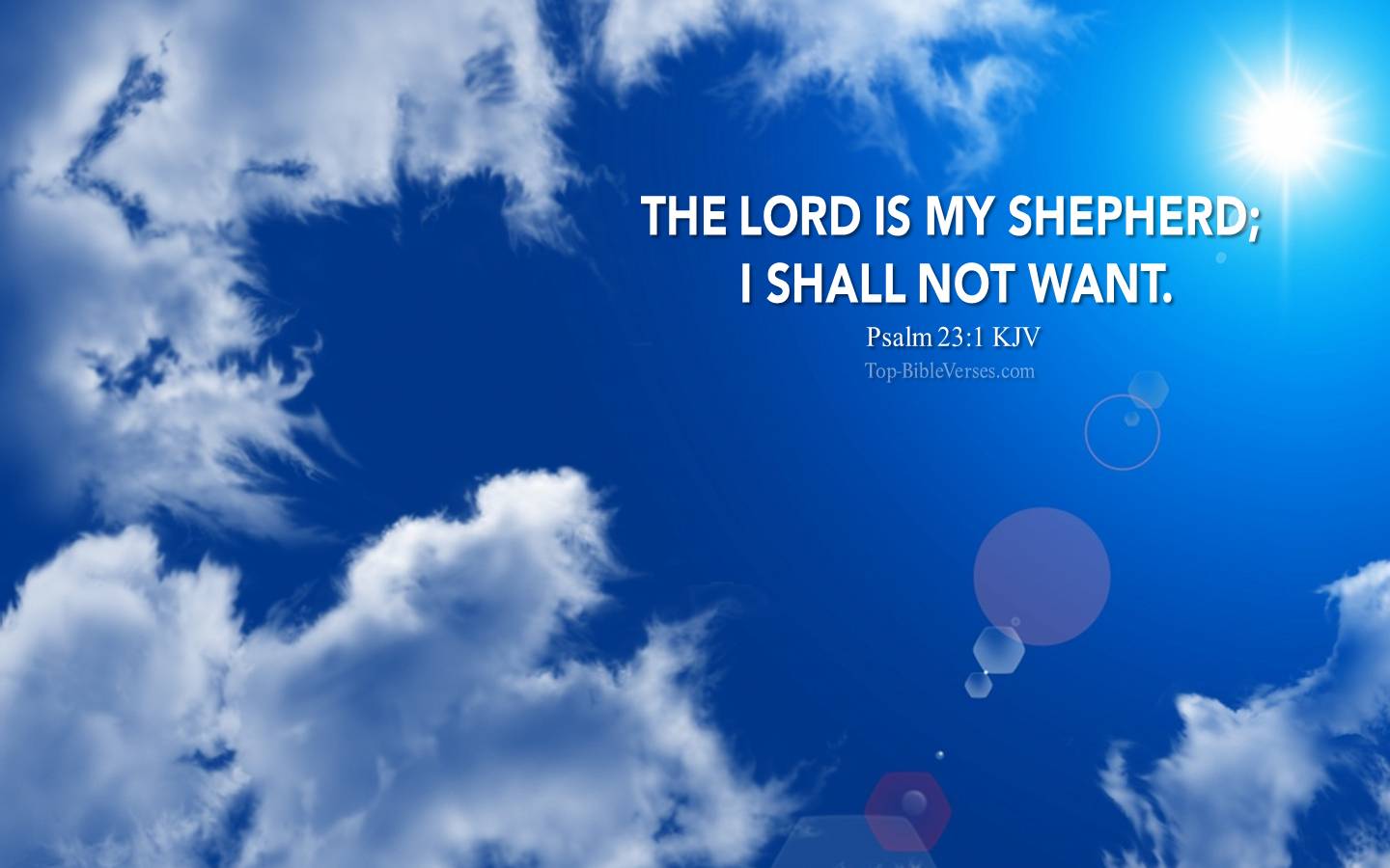Psalm 23-1 KJV Christian Bible Verse Desktop Wallpaper. Top-BibleVerses.com