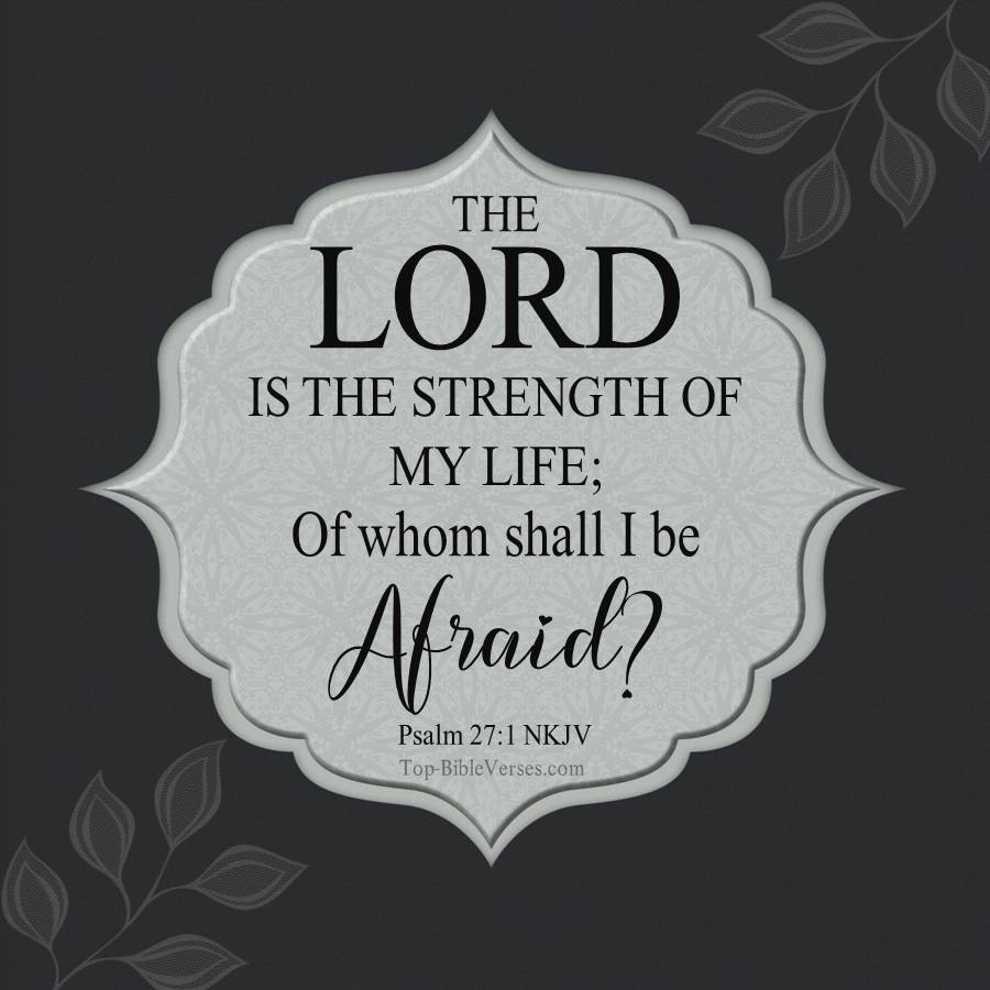 Psalm 27-1 NKJV WhatsApp DP Inspirational Bible Verse Images.