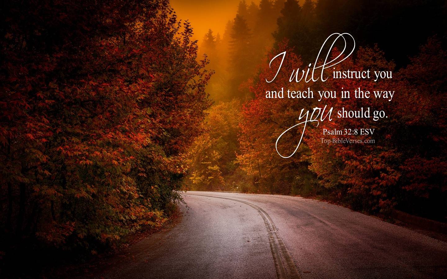 Psalm 32-8 ESV Christian Bible Verse Desktop Wallpaper. Top-BibleVerses.com