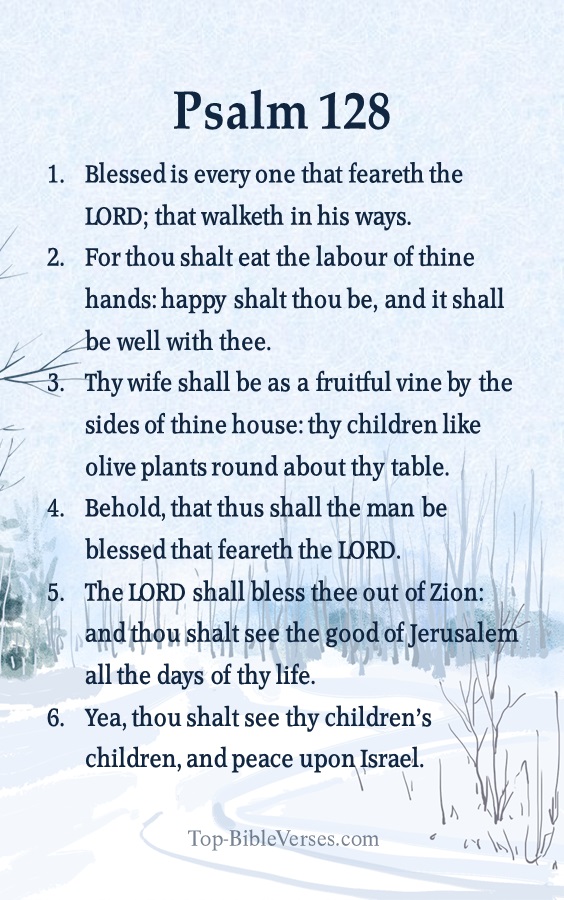 Psalm 128 iPhone Wallpapers
