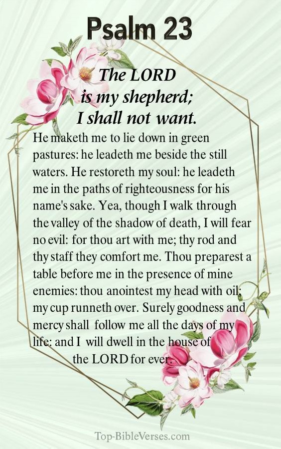 Psalm 23 Mobile Wallpapers