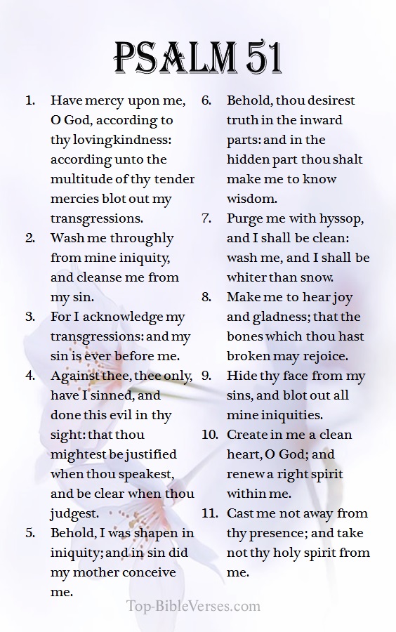 Psalm 51 iPhone Wallpapers