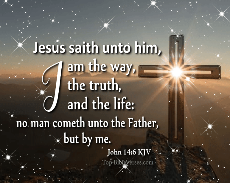 I am the way, the truth, and the life: no man cometh unto the Father, but by me GIF image