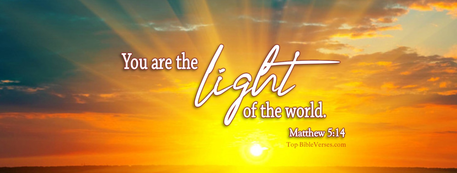 Matthew 5:14 Christian Facebook Bible Verse Cover Photos | You Are The ...