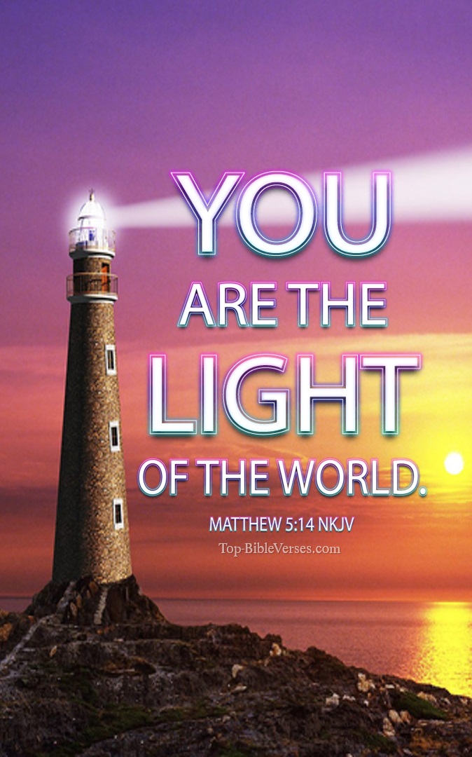 You are the light of the world. - Bible Verse Images