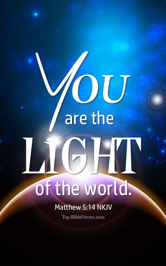 Matthew 5-14 NKJV Bible Quotes And Images