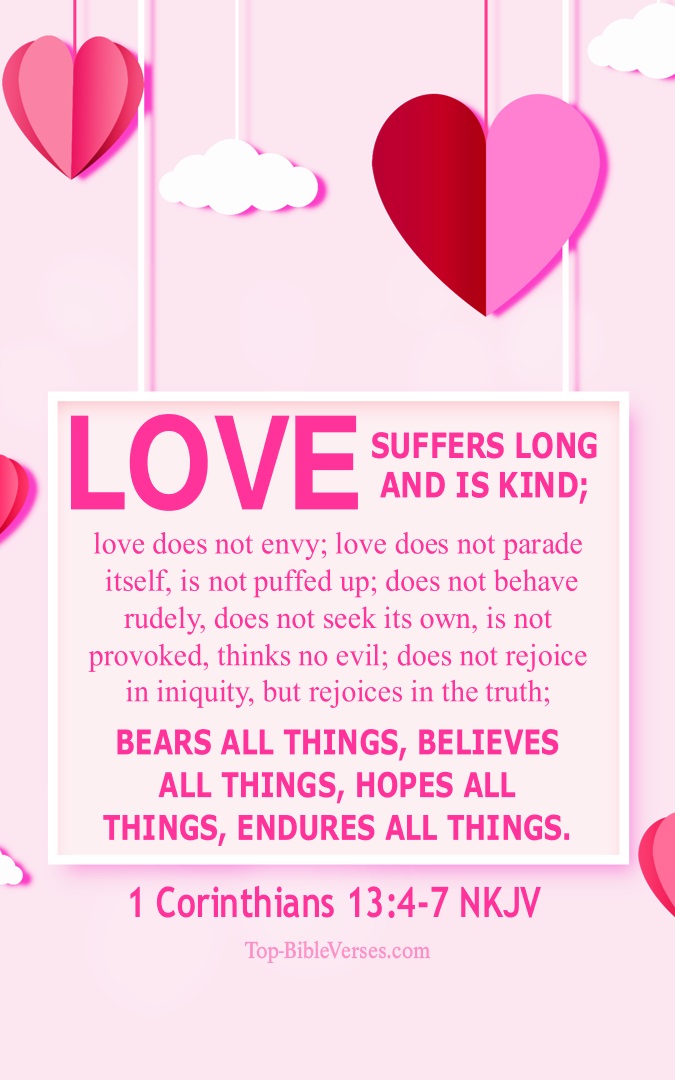 1 Corinthians 13 4-7 NKJV Inspirational Bible Verse Images And Pictures
