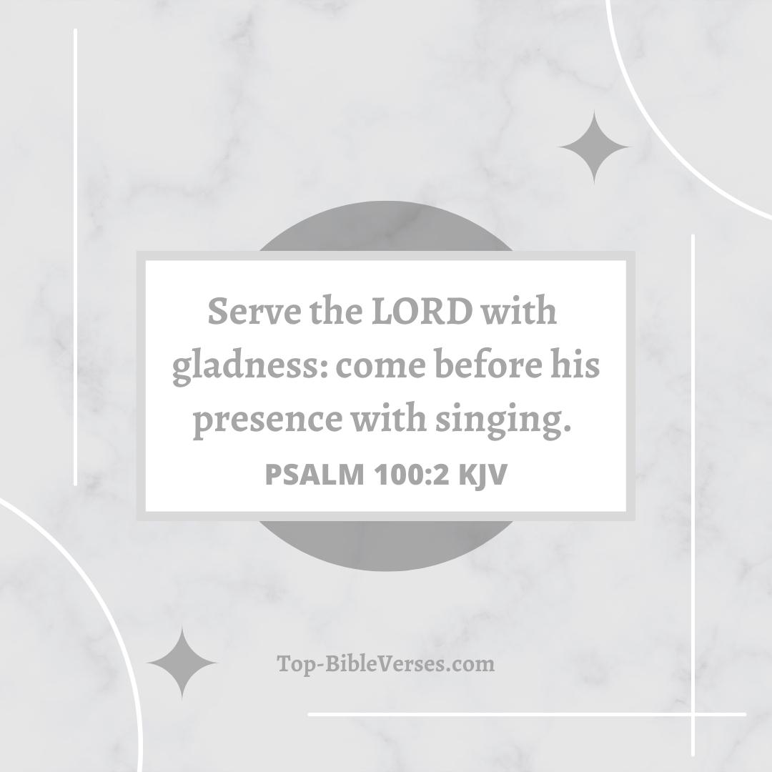 Psalm 100-2 KJV DP Images