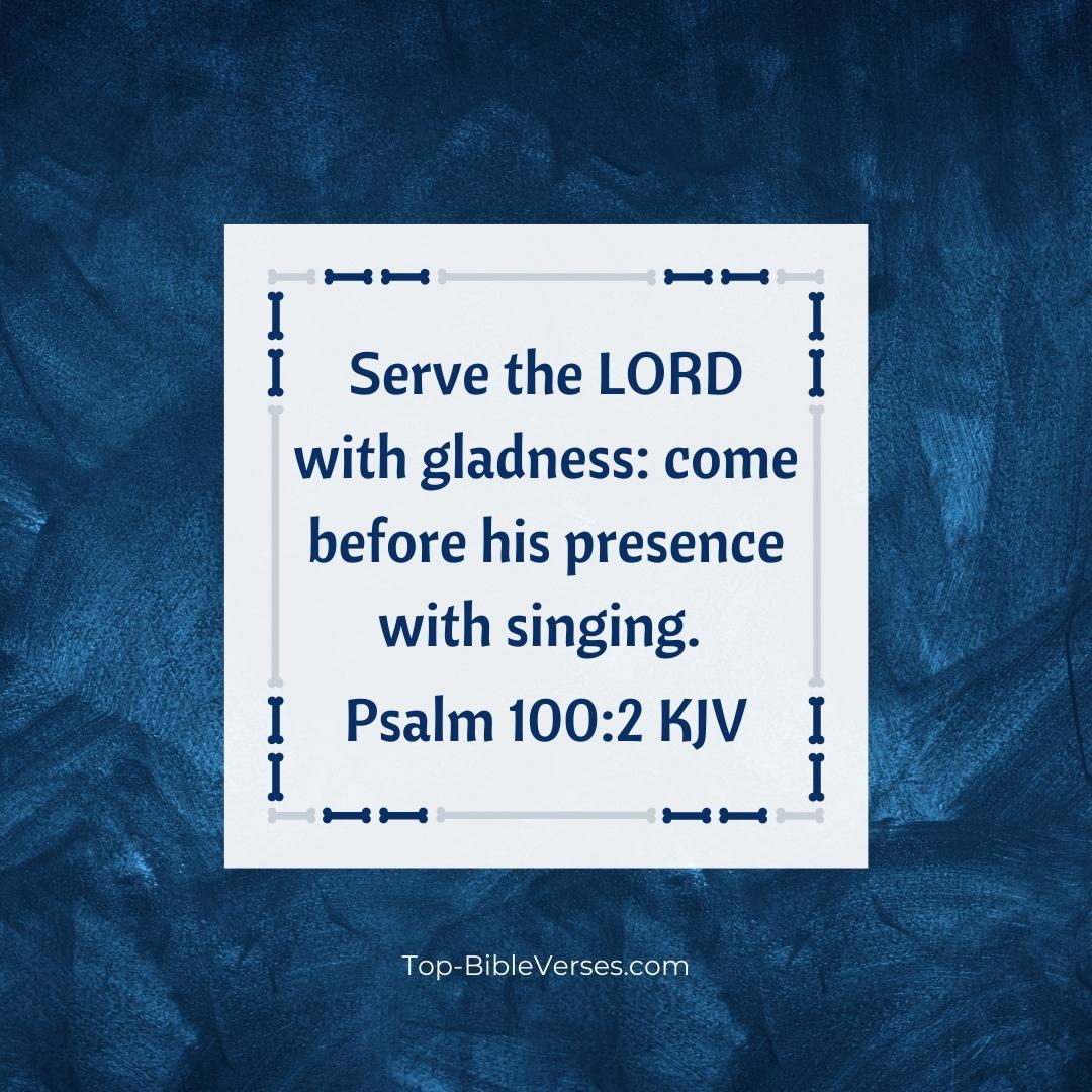 Psalm 100-2 KJV DP Images