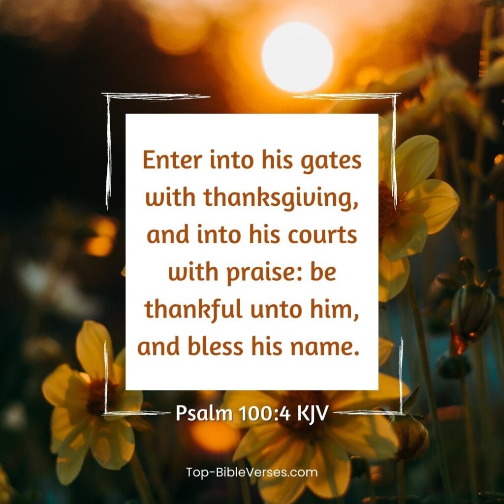 Psalm 100 Bible Verse DP Images | Psalm 100 Images - Top-BibleVerses.com