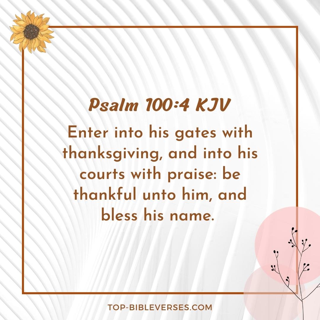 Psalm 100-4 KJV DP Images