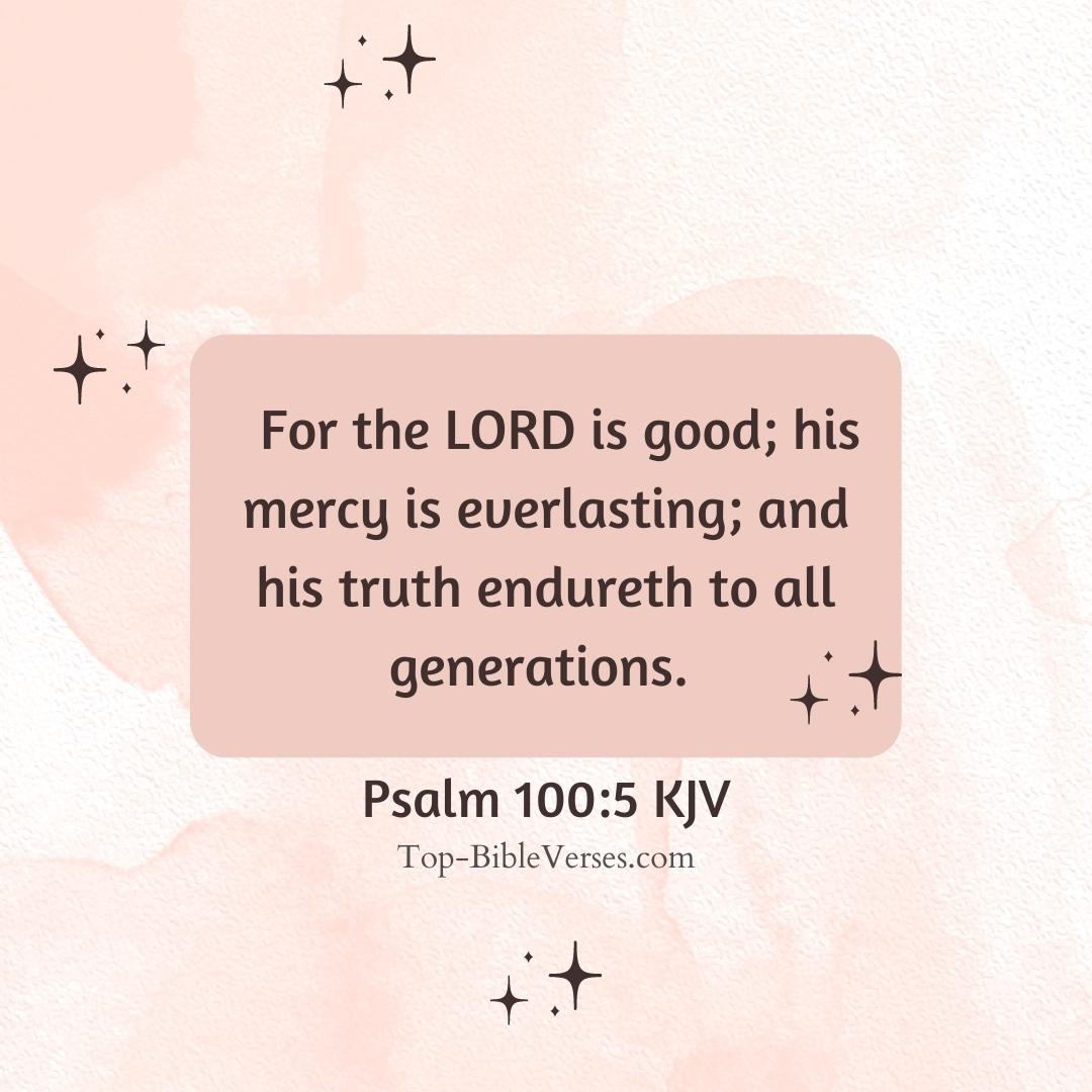 Psalm 100-5 DP Images