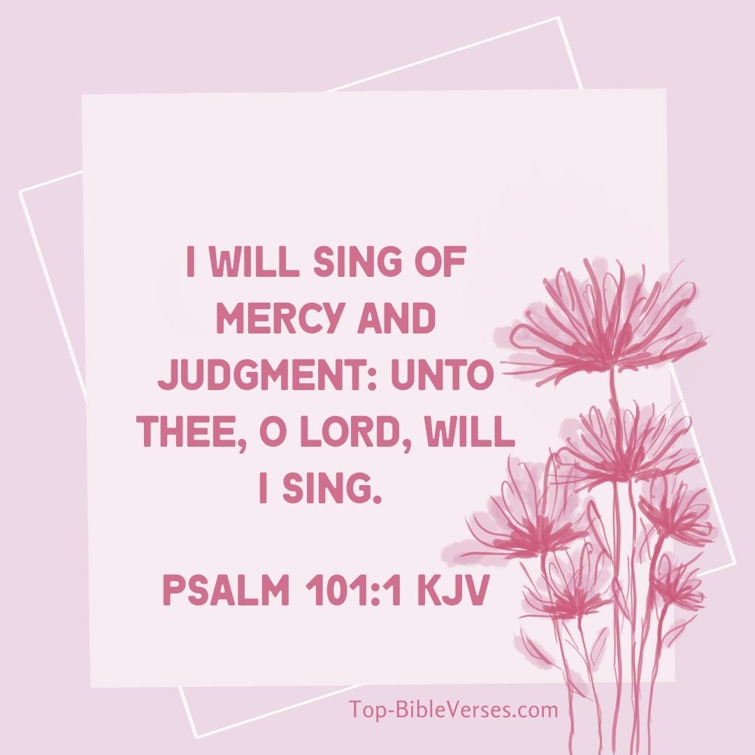 Psalm 101-1 KJV DP Images