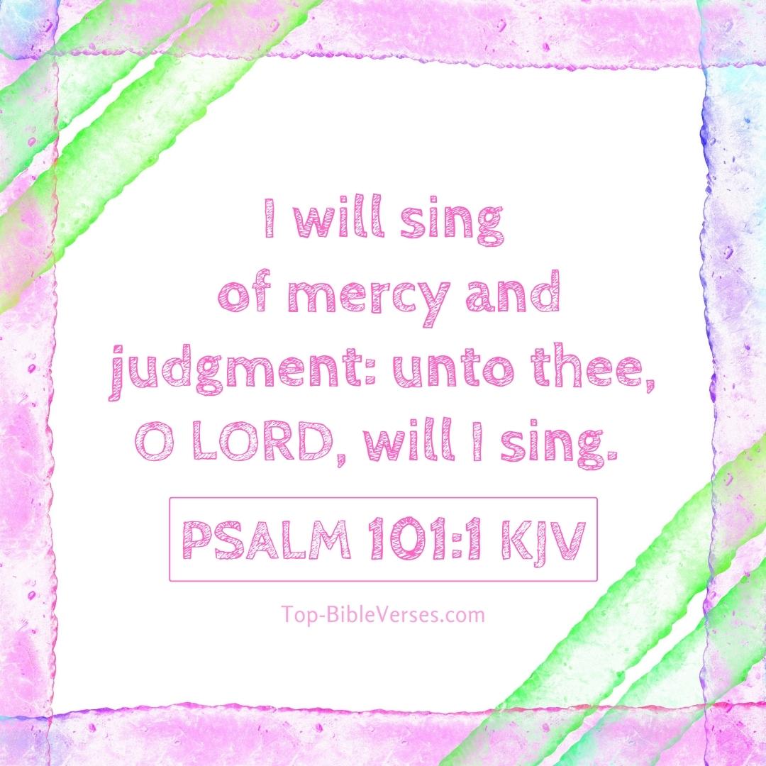 Psalm 101-1 Bible verse Images