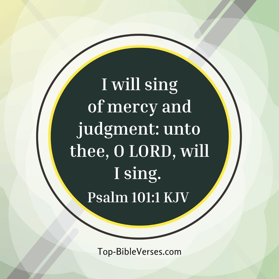 Psalm 101-1 Bible verse Images